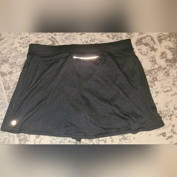 Womens C9 Champion Athletic Skort Skirt Black Workout Athletic Stretch 13" - Picture 2 of 5